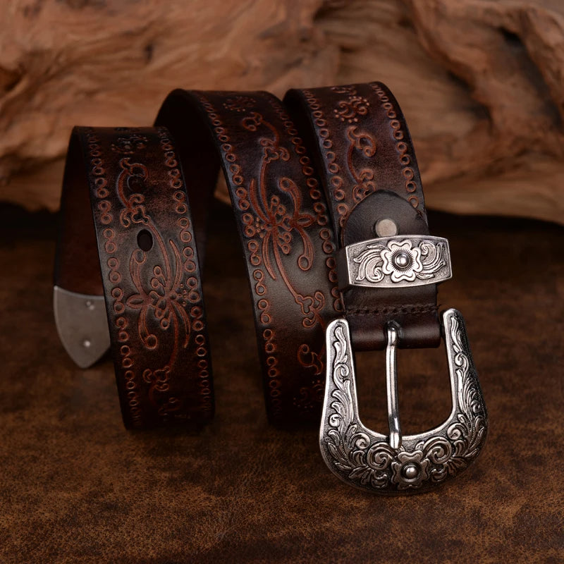 Naked Soles | DoradoCraft | Saddle Leather Belt – Western Heritage Style