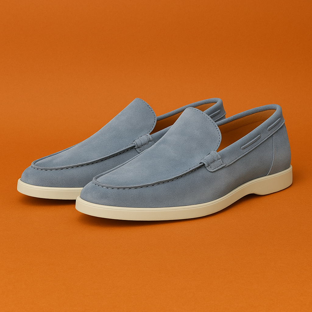 Naked Soles | ElmoSuede | Brown Suede Loafers for Men – Timeless Style