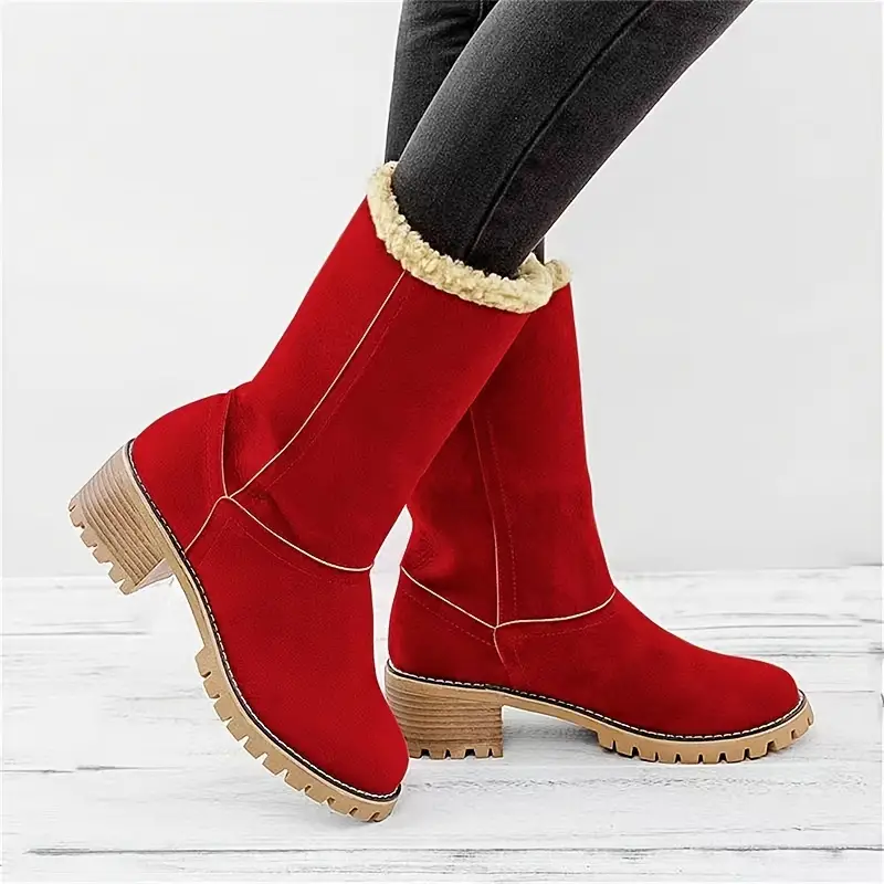 Naked Soles | FrostRise | Mid Heel Boots – Winter-Ready Style