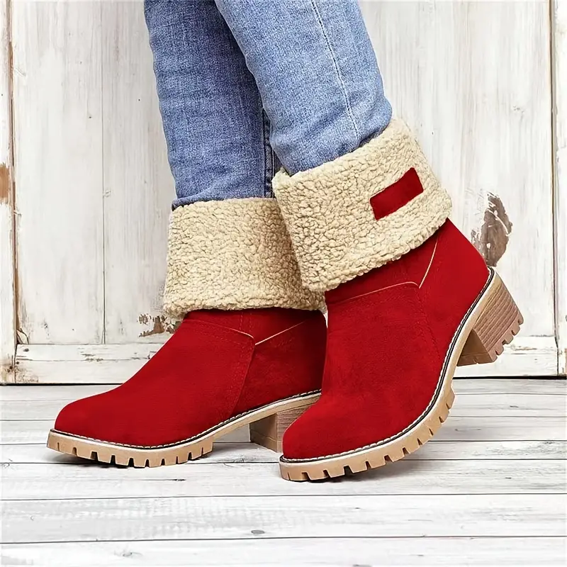 Naked Soles | FrostRise | Mid Heel Boots – Winter-Ready Style