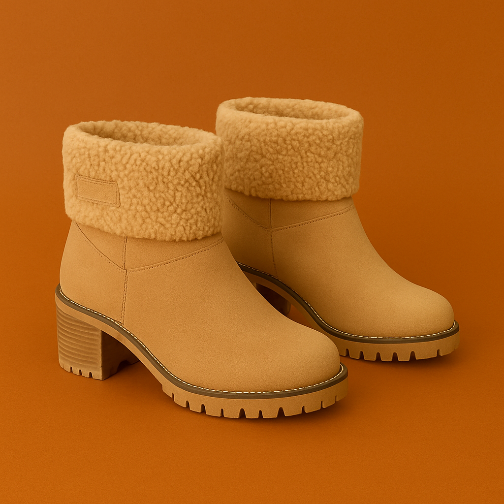 Naked Soles | FrostRise | Mid Heel Boots – Winter-Ready Style
