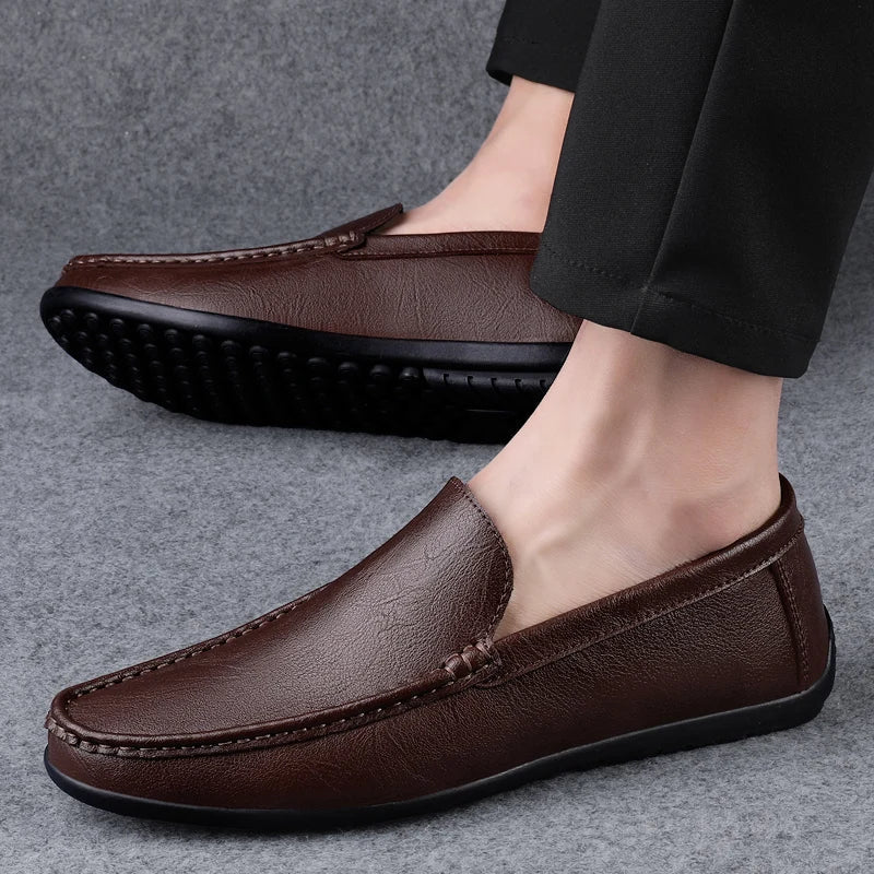 Naked Soles | Kaelric | Men's Leather Loafers – Refined Versatility