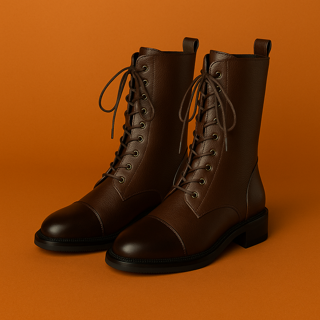 Naked Soles | LeoraBlock | Women’s Vintage Block Heel Boots – Timeless Appeal