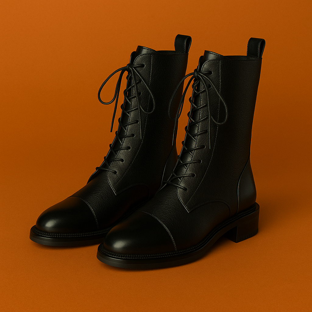 Naked Soles | LeoraBlock | Women’s Vintage Block Heel Boots – Timeless Appeal