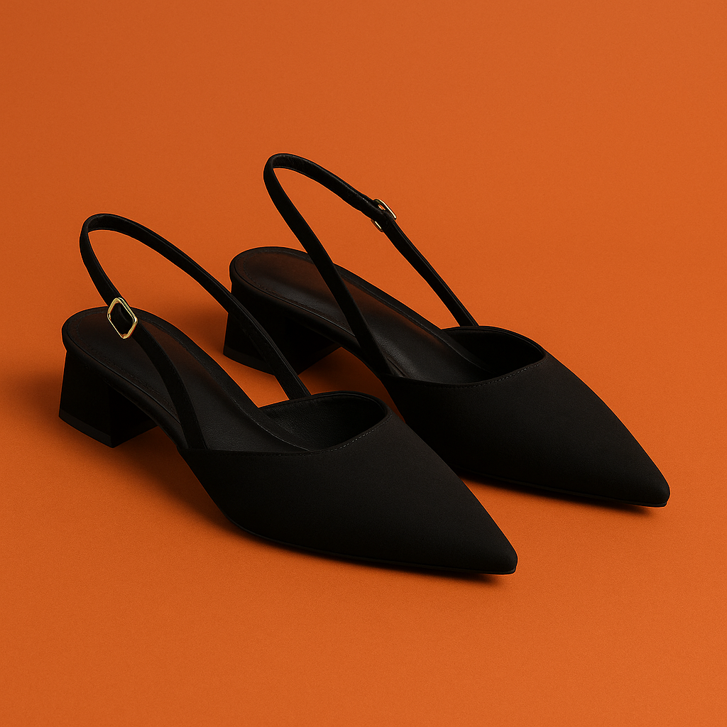Naked Soles | LiraSling | Women's Slingback Heeled Sandals – Refined Comfort