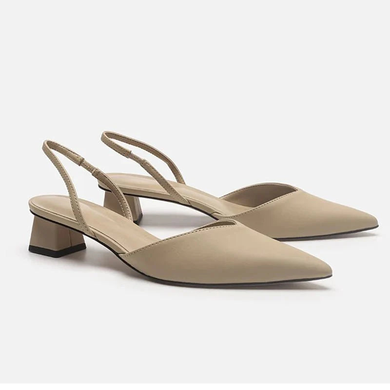 Naked Soles | LiraSling | Women's Slingback Heeled Sandals – Refined Comfort