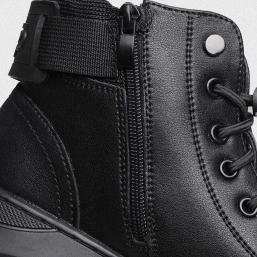 Naked Soles | NoirBreeze | Men's Black Summer Boots – Lightweight & Sleek