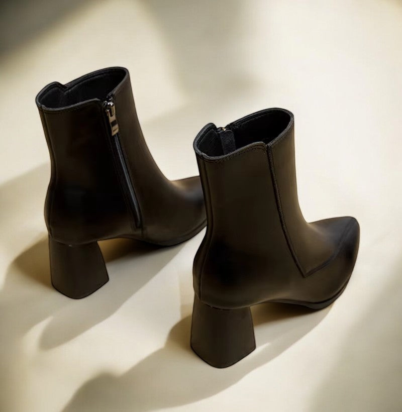 Naked Soles | Novessa | Women's Ankle Boots – Sleek Minimalism