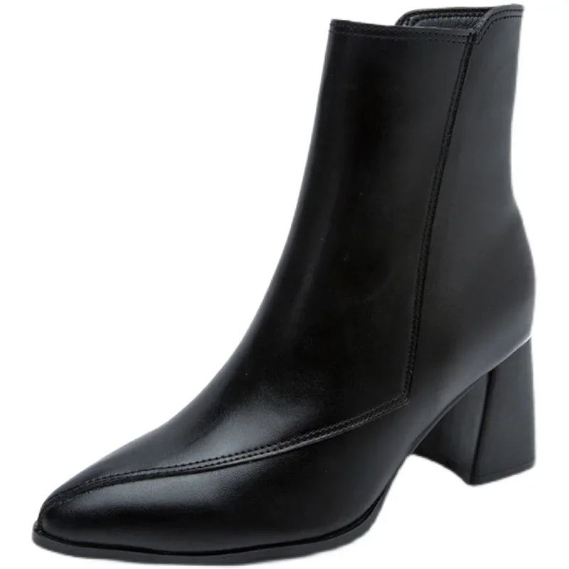 Naked Soles | Novessa | Women's Ankle Boots – Sleek Minimalism