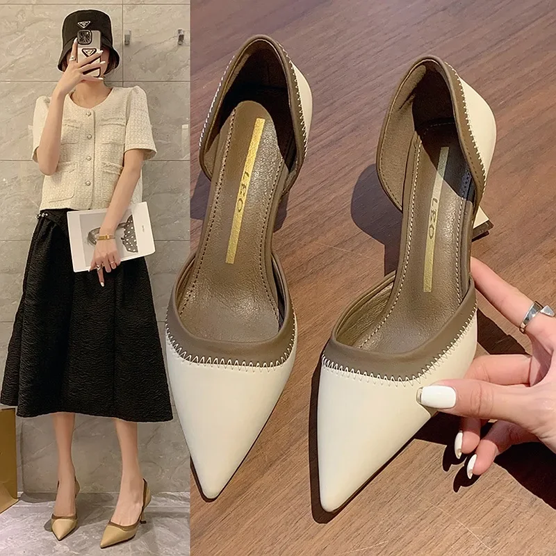 Naked Soles | ParisGlam | Women's Slim Heel Sandals – Effortless Sophistication