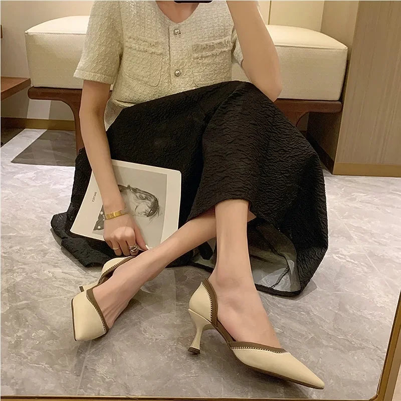 Naked Soles | ParisGlam | Women's Slim Heel Sandals – Effortless Sophistication