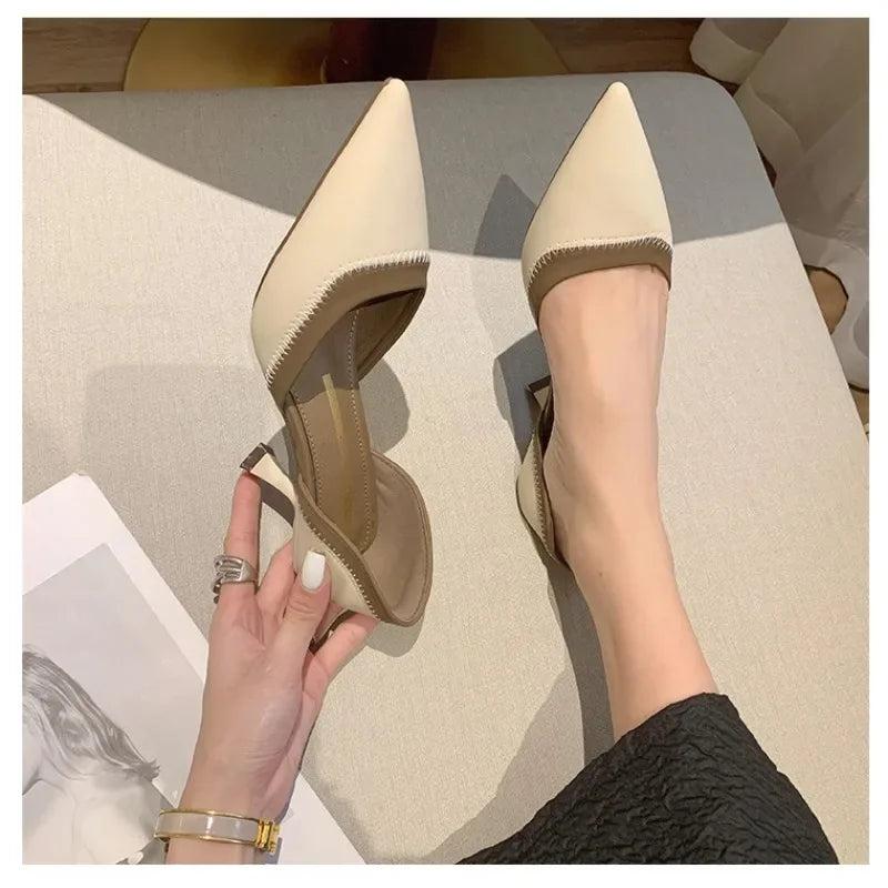 Naked Soles | ParisGlam | Women's Slim Heel Sandals – Effortless Sophistication