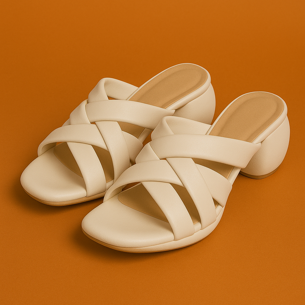 Naked Soles | StellarStep | Women's Mule Sandals – Effortless Shine