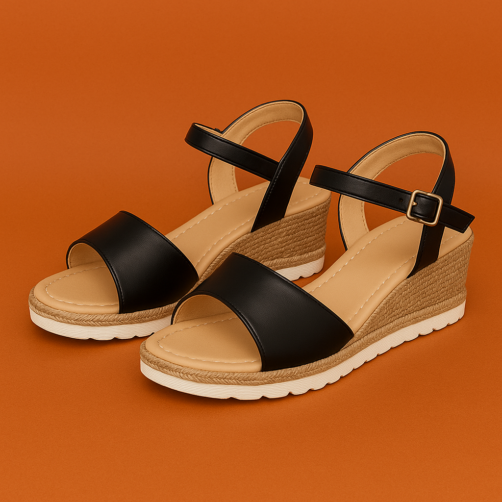 Naked Soles | Sunluxe | Women's Casual Wedge Sandals – Light & Elegant