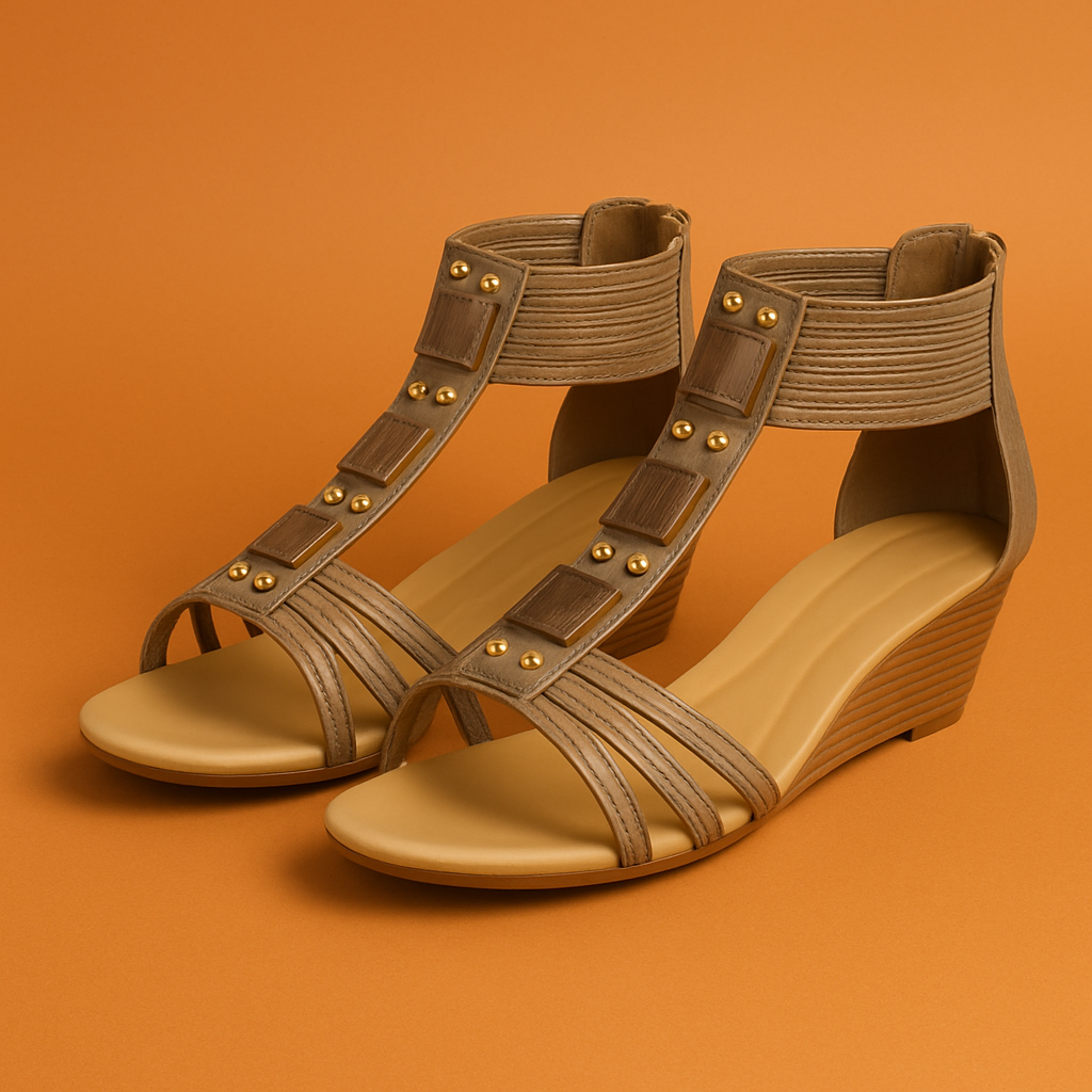 Naked Soles | VisbyWedge | Women's Wedge Sandals – Lightweight Lift
