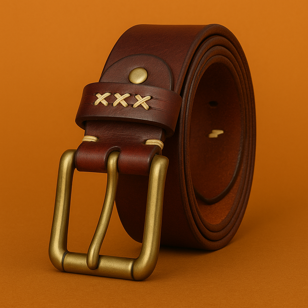 Naked Soles | Alto | Men's Leather Belt – Rugged Elegance