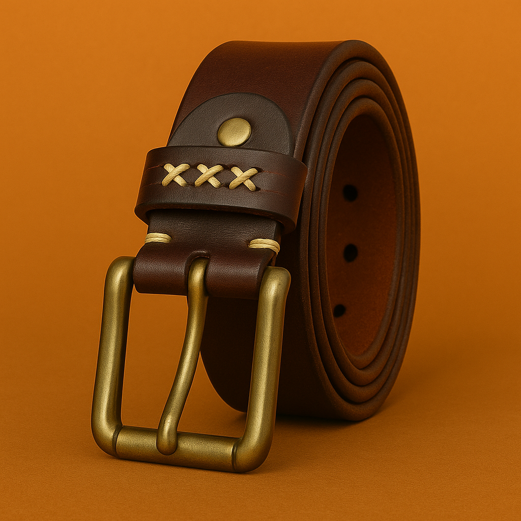 Naked Soles | Alto | Men's Leather Belt – Rugged Elegance