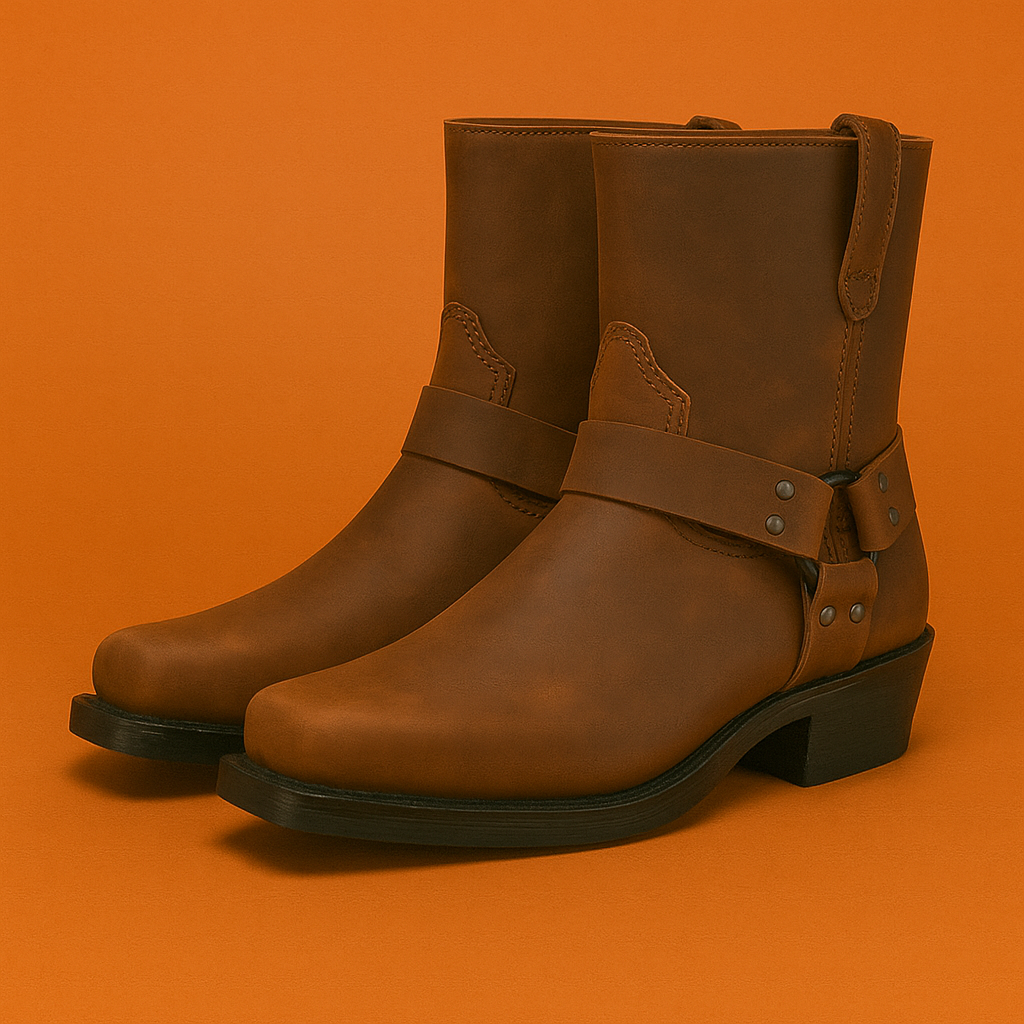 Naked Soles | AndreWest | Men's Cowboy Boots with Side Zipper – Western Flair