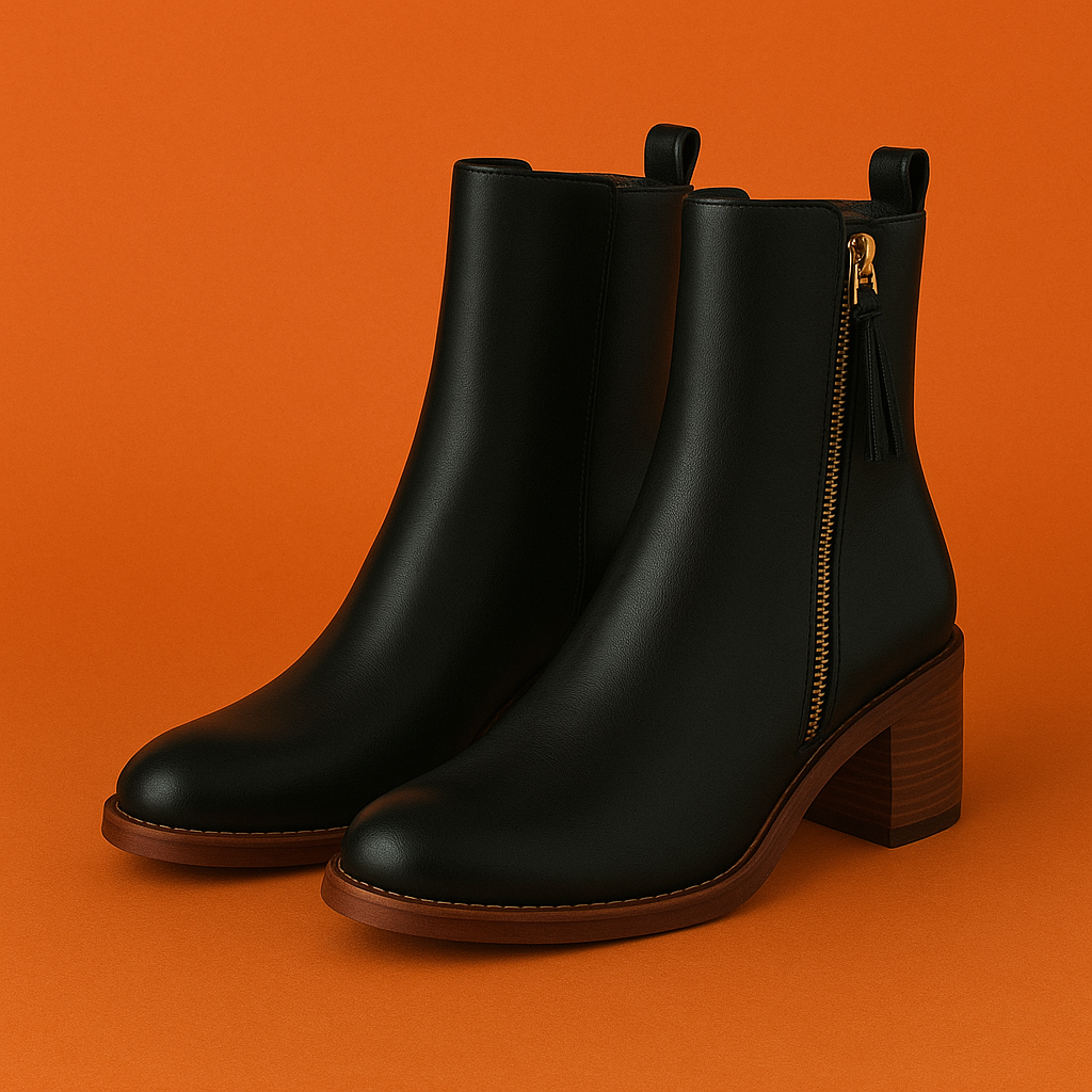 Naked Soles | Arvella | Women's Timeless Leather Ankle Boots – Everyday Elegance