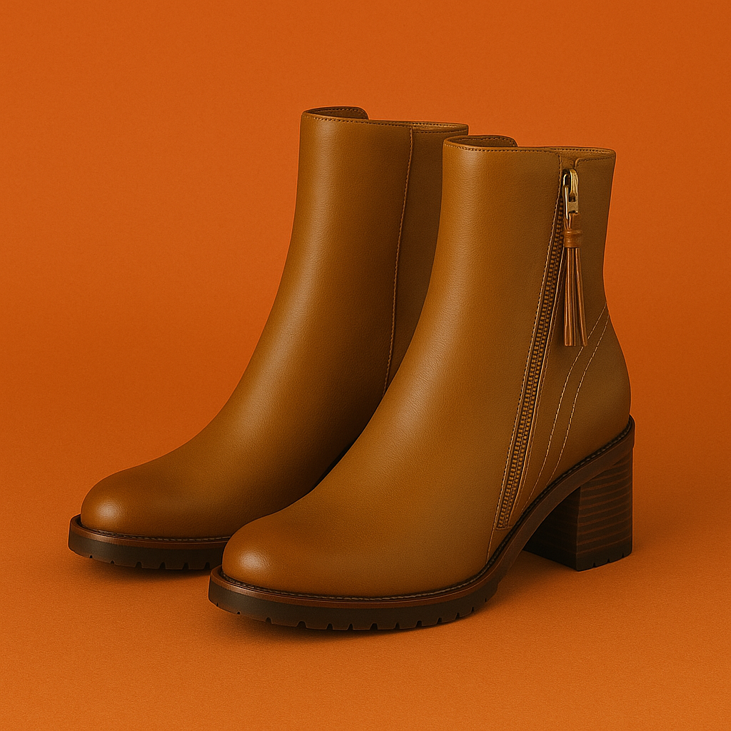 Naked Soles | Arvella | Women's Timeless Leather Ankle Boots – Everyday Elegance