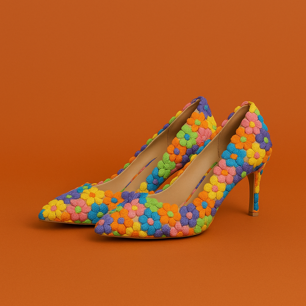 Naked Soles | BloomLift | Women's Blossom Heels – Feminine & Fresh