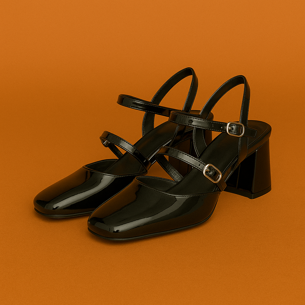 Naked Soles | Cheselle | Women's Vintage Block Heel Sandals