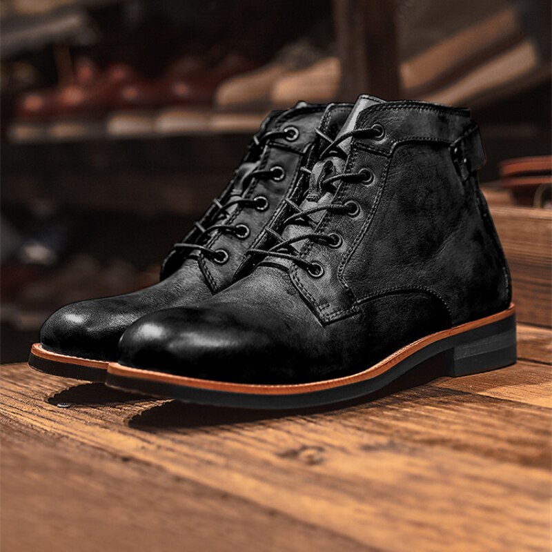 Naked Soles | ClyCare | Men's Leather Boots – Orthopaedic Wear Design