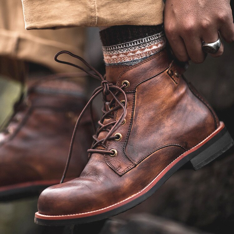Naked Soles | ClyCare | Men's Leather Boots – Orthopaedic Wear Design