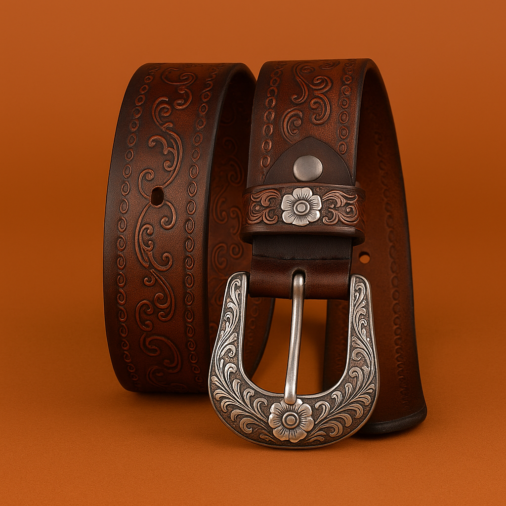 Naked Soles | DoradoCraft | Saddle Leather Belt – Western Heritage Style