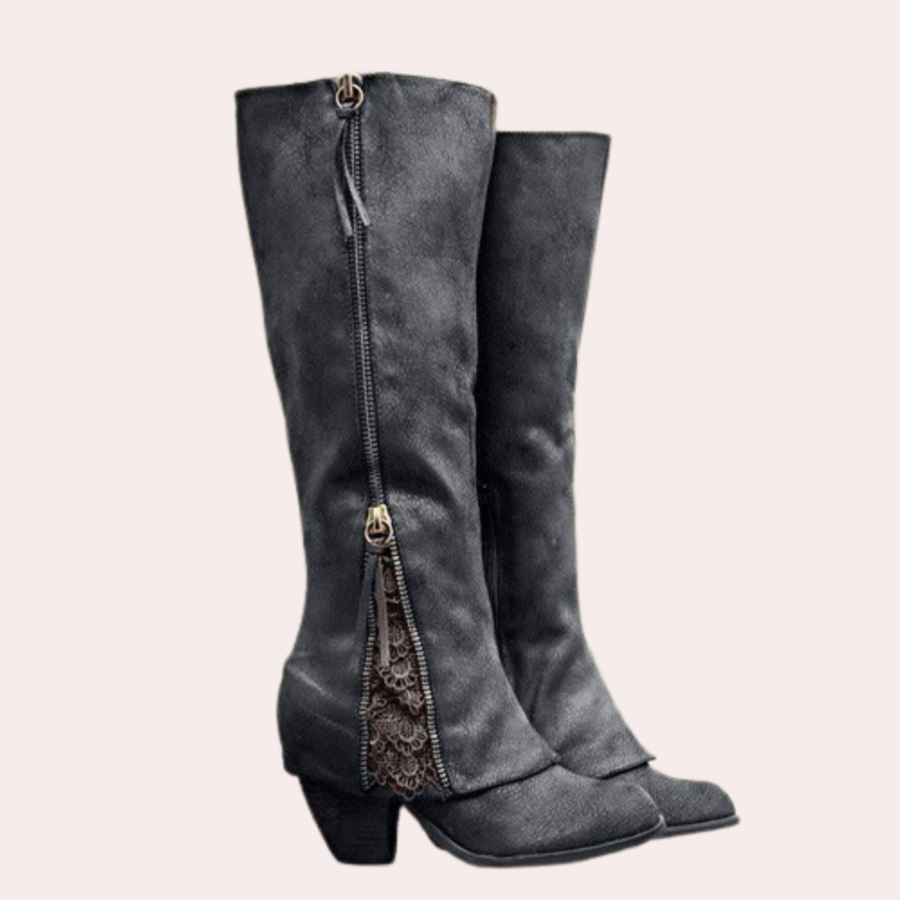 Naked Soles | Elara | Women's Elegant Summer Heeled Boots – Chic & Refined
