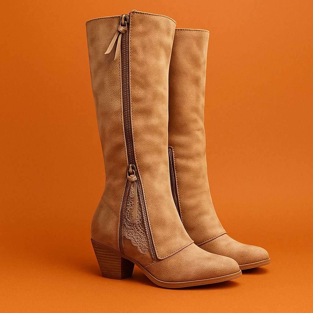 Naked Soles | Elara | Women's Elegant Summer Heeled Boots – Chic & Refined