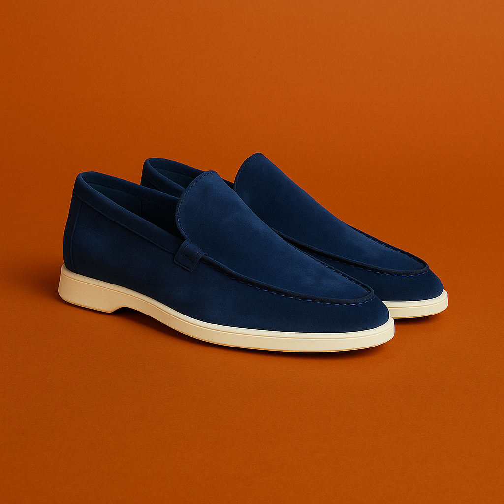 Naked Soles | ElmoSuede | Brown Suede Loafers for Men – Timeless Style