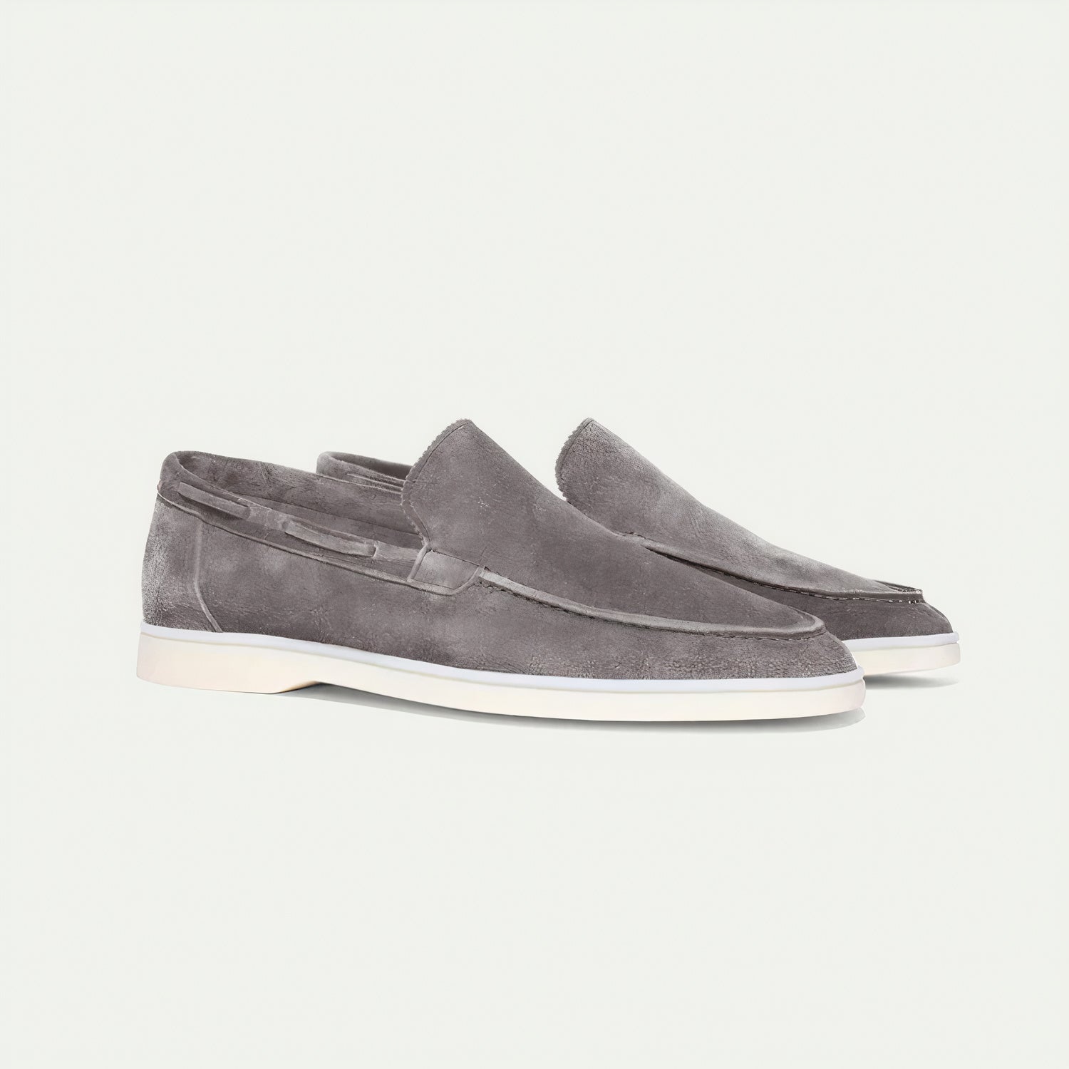 Naked Soles | ElmoSuede | Brown Suede Loafers for Men – Timeless Style