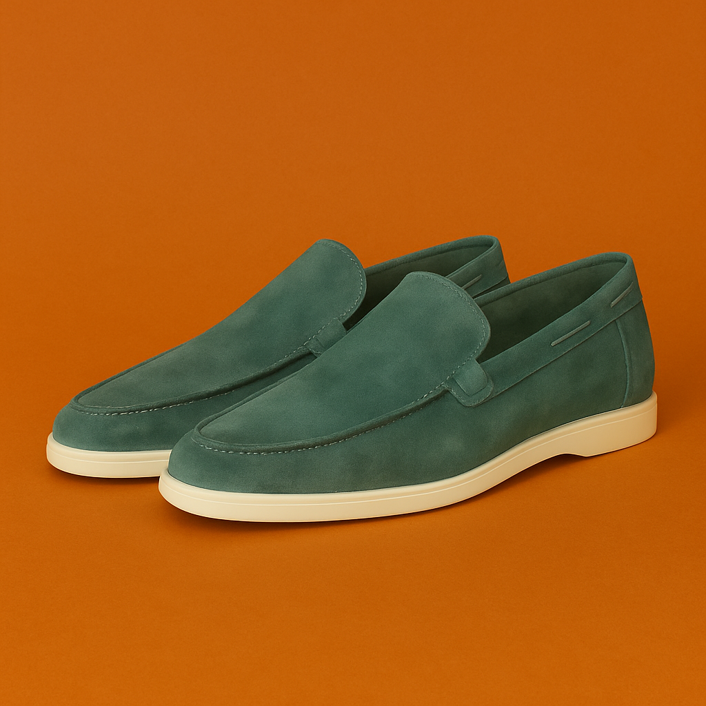 Naked Soles | ElmoSuede | Brown Suede Loafers for Men – Timeless Style