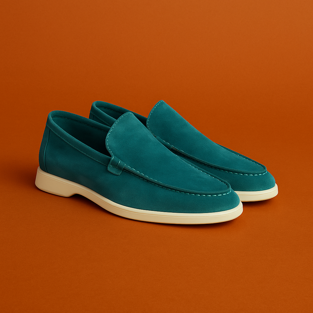 Naked Soles | ElmoSuede | Brown Suede Loafers for Men – Timeless Style