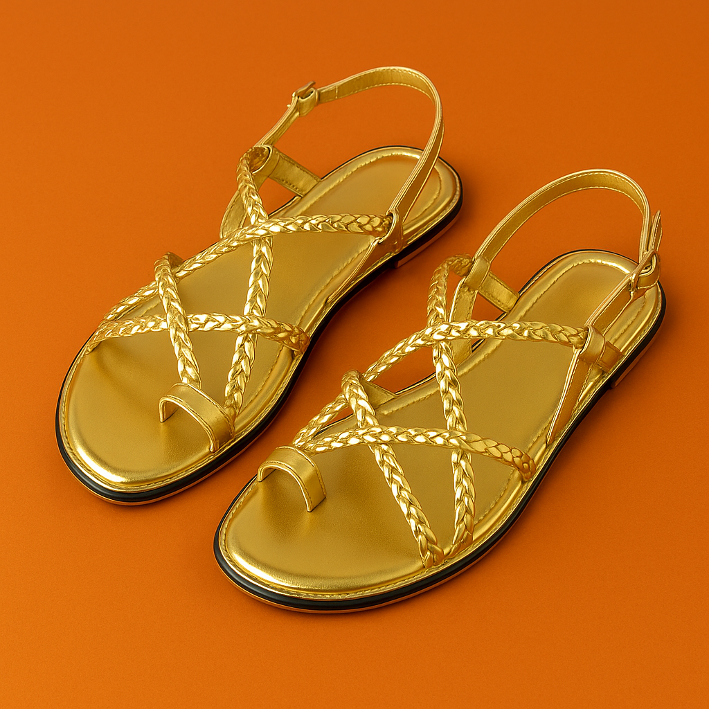 Naked Soles | EmberEase | Women's Leather Sandals – Sleek Everyday Comfort