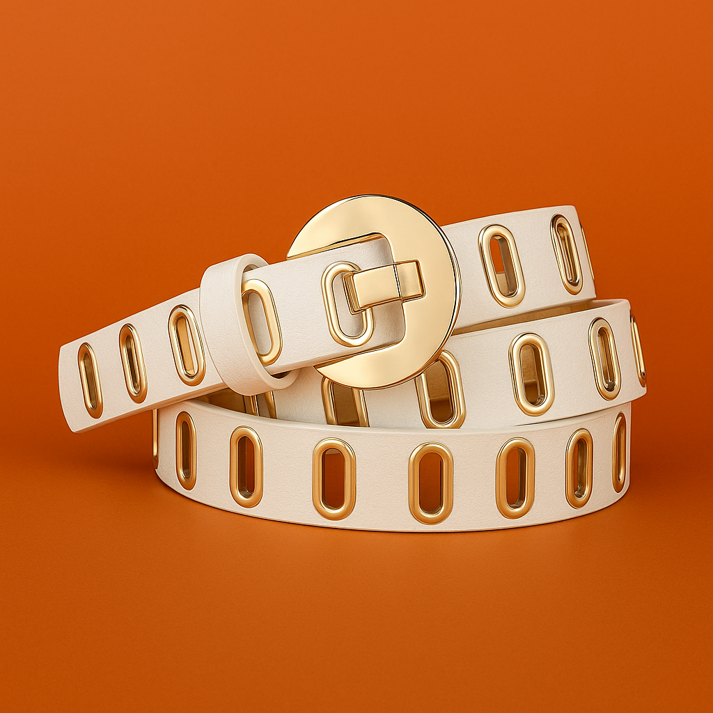 Naked Soles | EmpressRing | Women's Eyelet Belt – Chic Accents