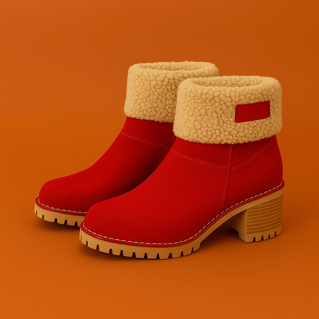 Naked Soles | FrostRise | Mid Heel Boots – Winter-Ready Style