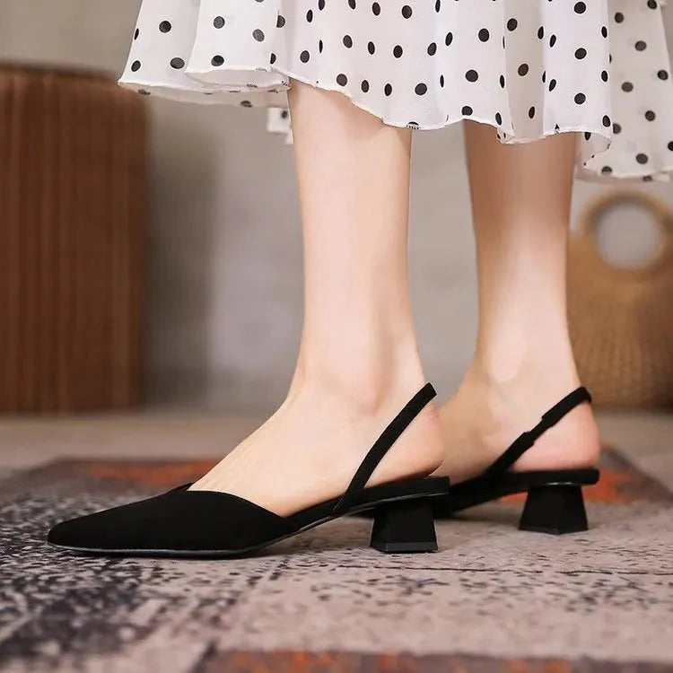 Naked Soles | LiraSling | Women's Slingback Heeled Sandals – Refined Comfort