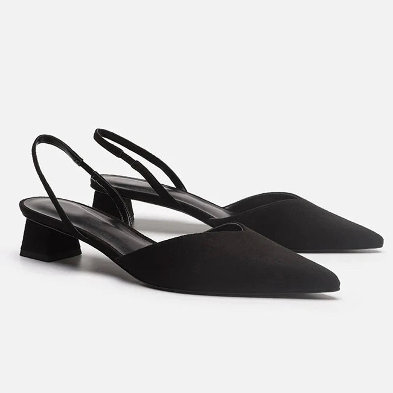 Naked Soles | LiraSling | Women's Slingback Heeled Sandals – Refined Comfort