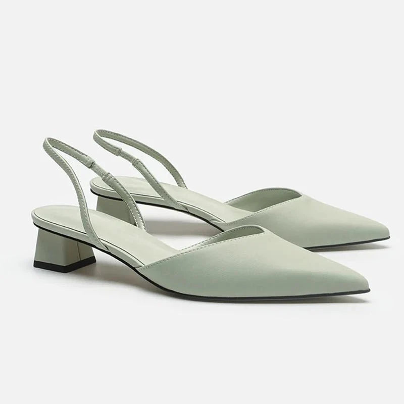 Naked Soles | LiraSling | Women's Slingback Heeled Sandals – Refined Comfort