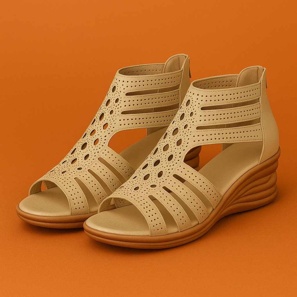 Naked Soles | Luma | Women's Leather Summer Sandals– Effortless Comfort