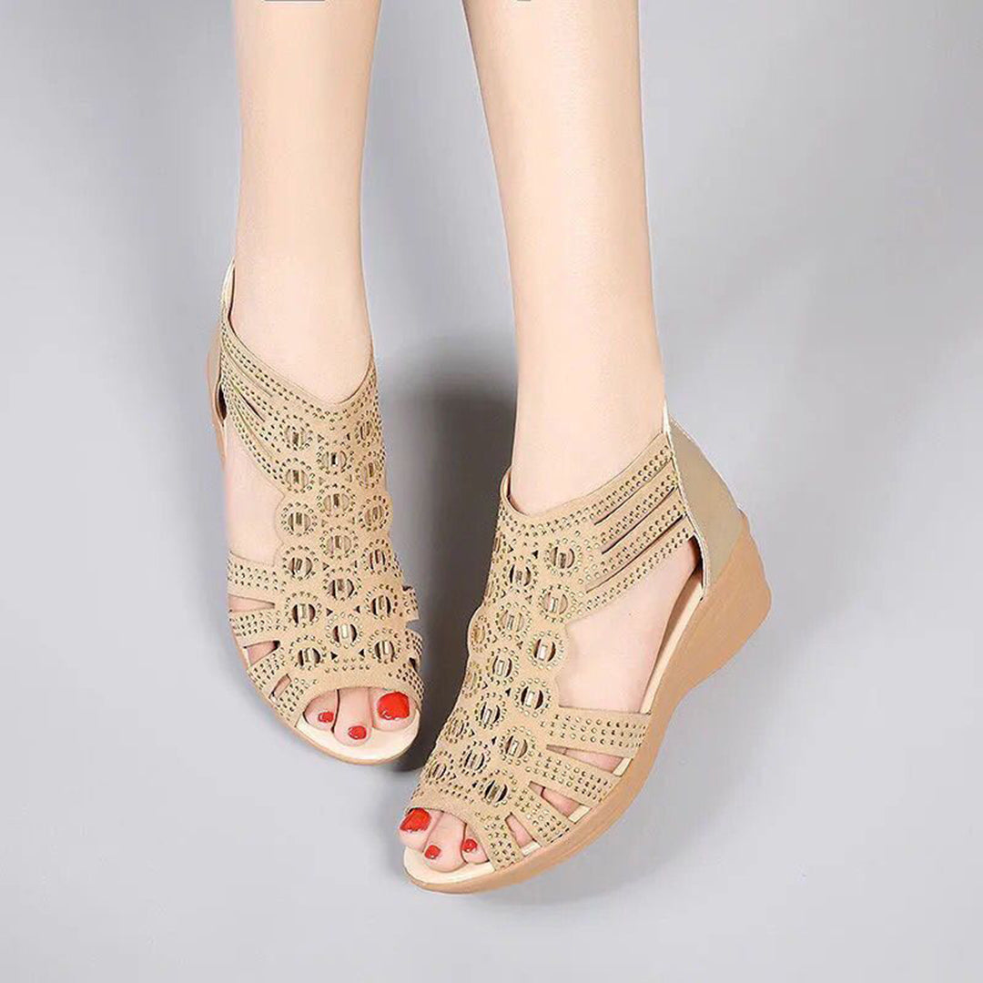 Naked Soles | Luma | Women's Leather Summer Sandals– Effortless Comfort