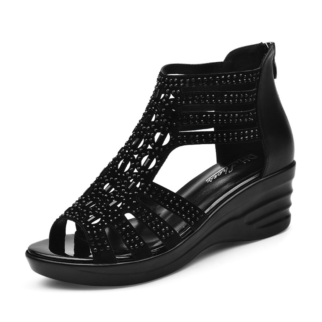 Naked Soles | Luma | Women's Leather Summer Sandals– Effortless Comfort