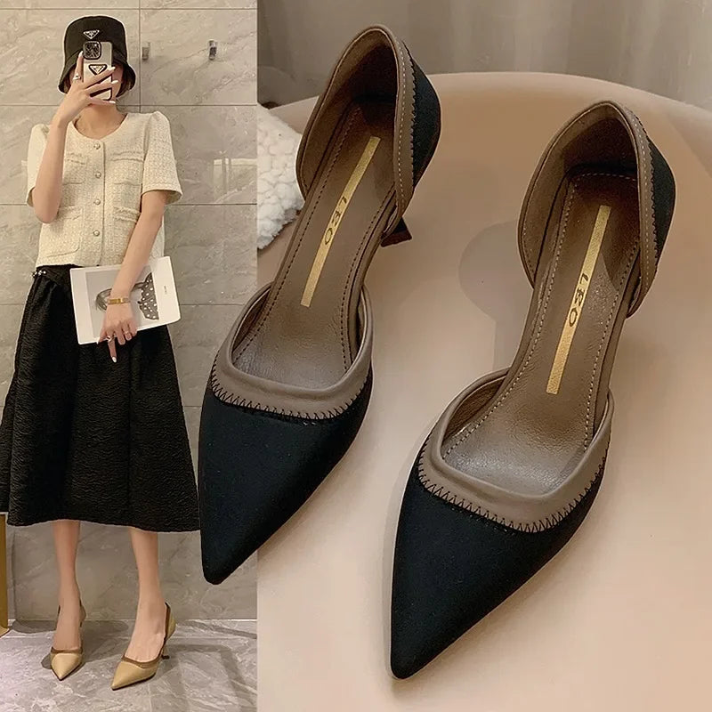 Naked Soles | ParisGlam | Women's Slim Heel Sandals – Effortless Sophistication