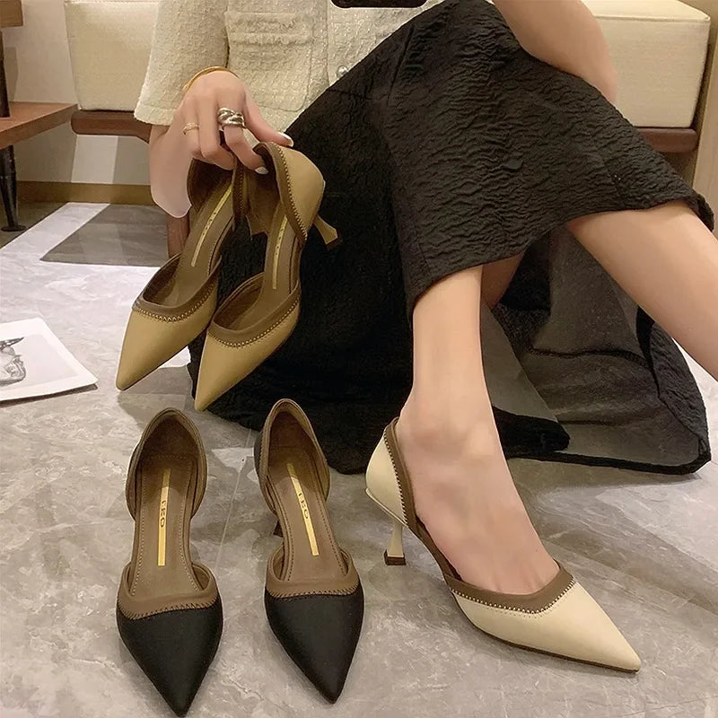 Naked Soles | ParisGlam | Women's Slim Heel Sandals – Effortless Sophistication