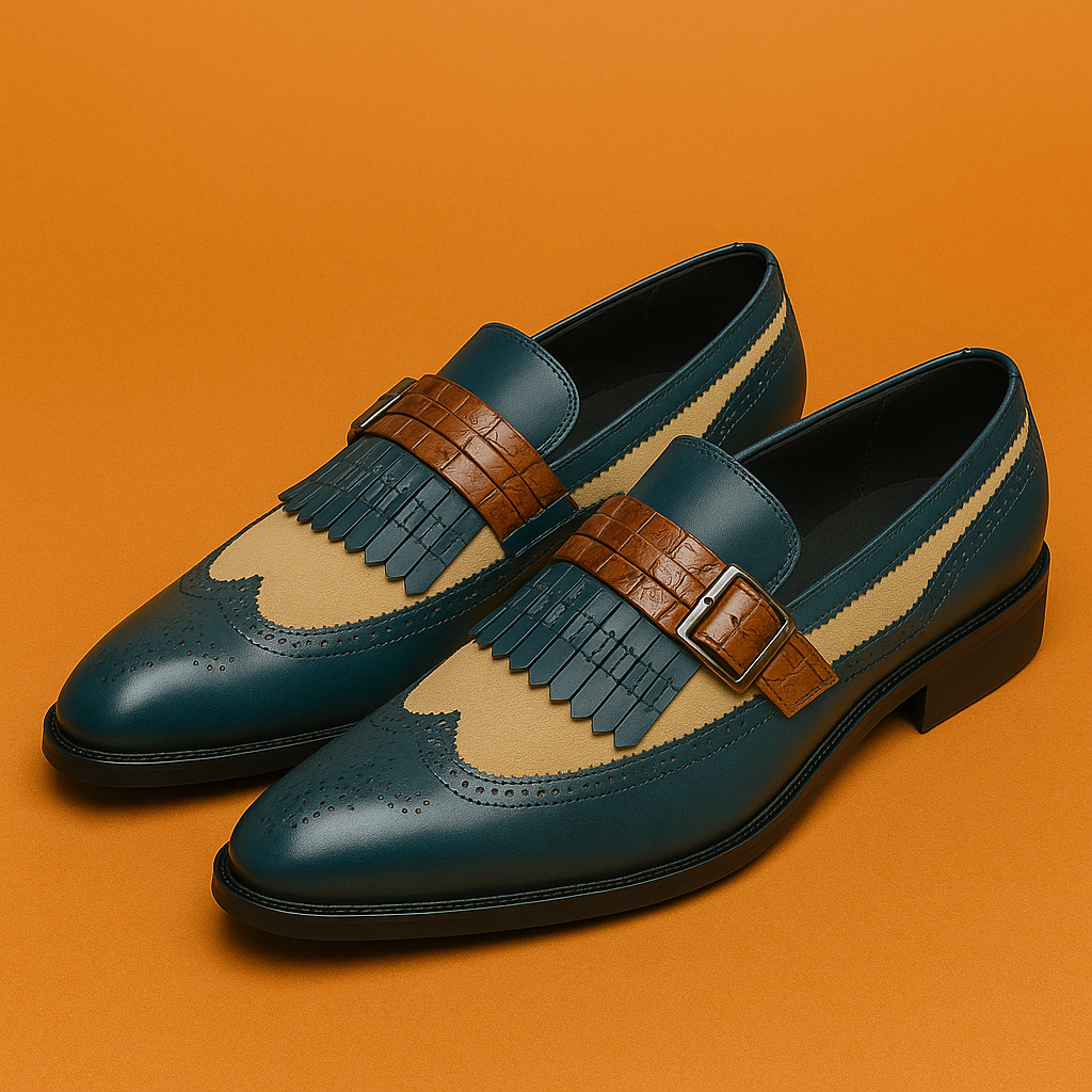 Naked Soles | Regent | Men's Brogue Loafers – Classic Leather Design