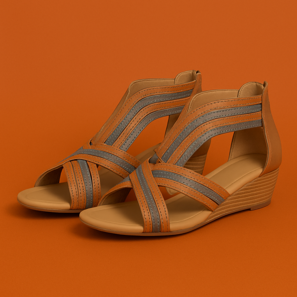 Naked Soles | RomanWrap | Women's Strappy Sandals – Bold Minimalist Look