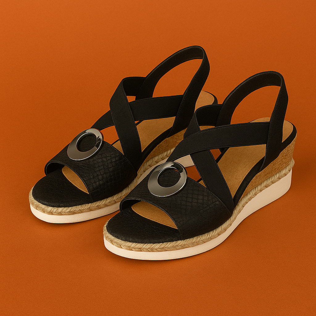 Naked Soles | Solévia | Women's Wedge Heel Summer Sandals
