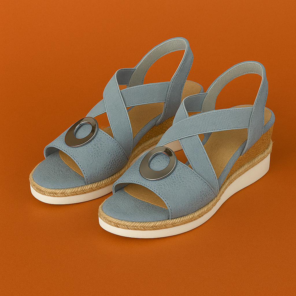 Naked Soles | Solévia | Women's Wedge Heel Summer Sandals
